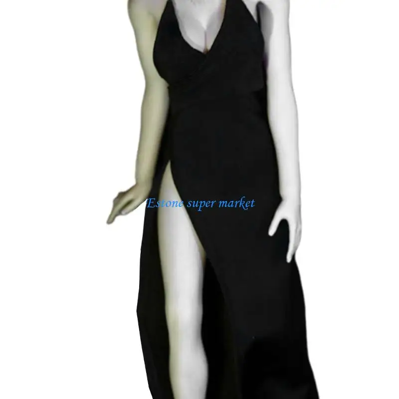 

090B 1/6 Scale Elegant Carpet Evening Gown Long Dress For Figure Female Doll Collectible Display Dressingup Clothes