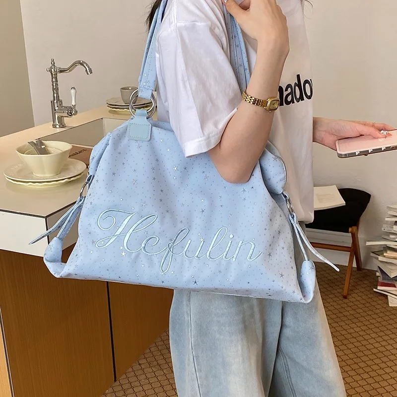 

Elegant Classic Diaper Bag Ladies Shoulder Bag Vintage Style Designer Paris Luxury Tote Solid Color Commuter Messenger Purse