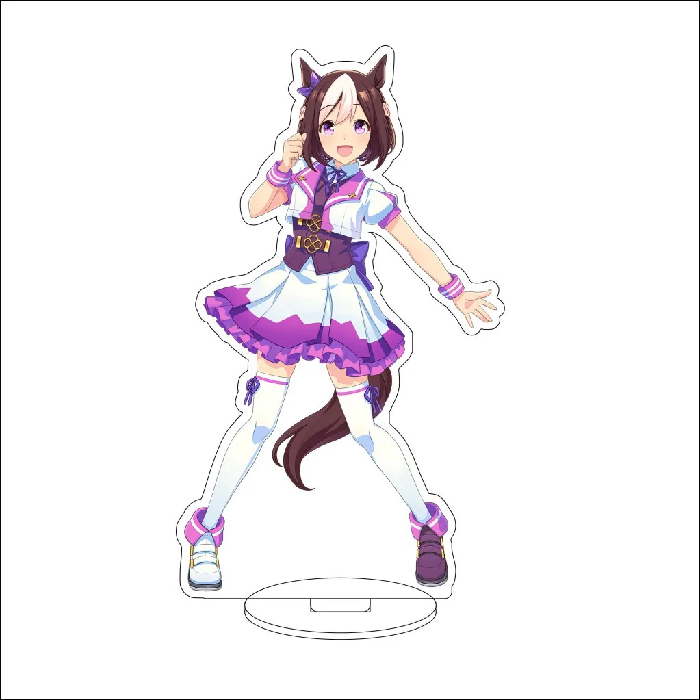 16CM Anime Game Pretty Derby Silence Suzuka Special Week King Halo Tosen Jordan Cos Acrylic Figure Stand Ornaments Gifts view 5