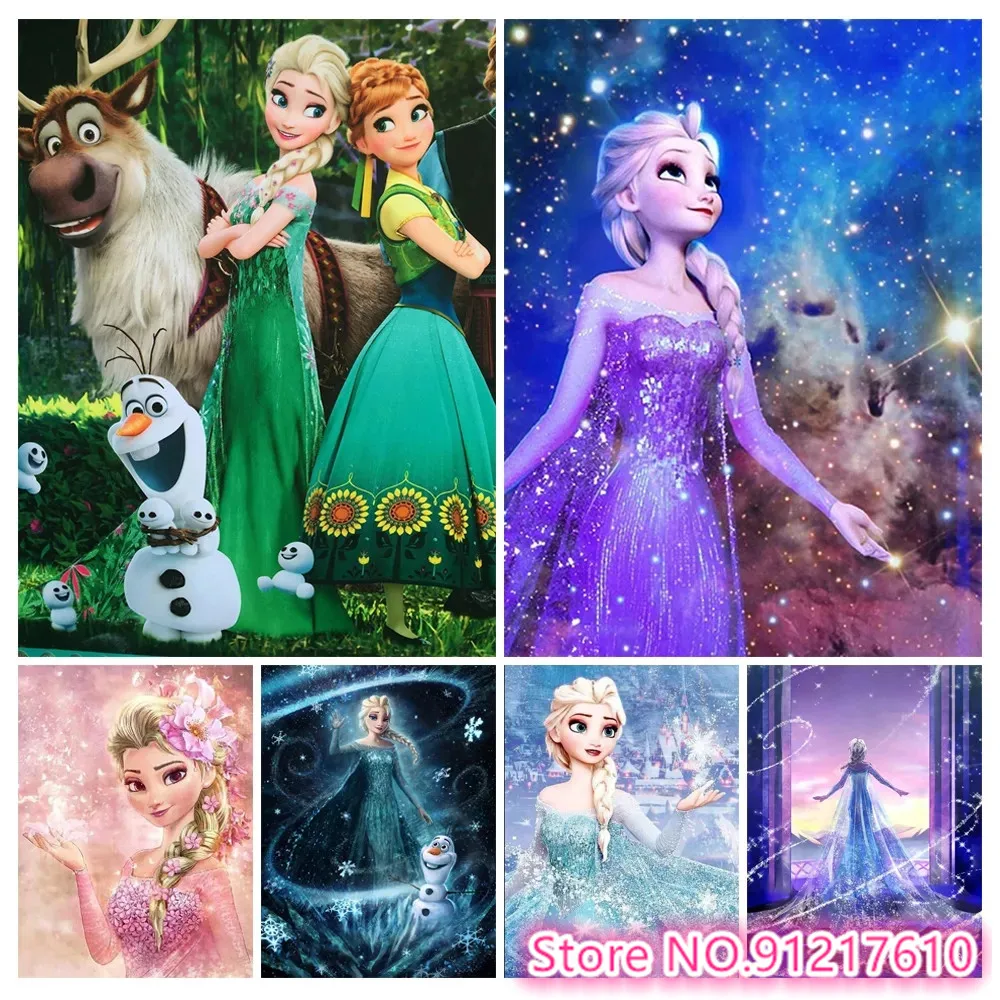 

Disney's Snow Sister and Snow Princess 1000 Pieces of Jigsaw Puzzle Children's Brain-Burning Game Holiday Gift First Choice