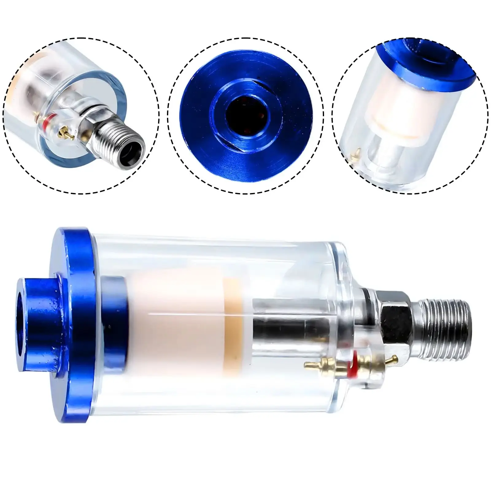 Oil Water Separators Air Compressor Moisture Trap Mini Water Air Filter Air Filter Separator Regulator Gauge