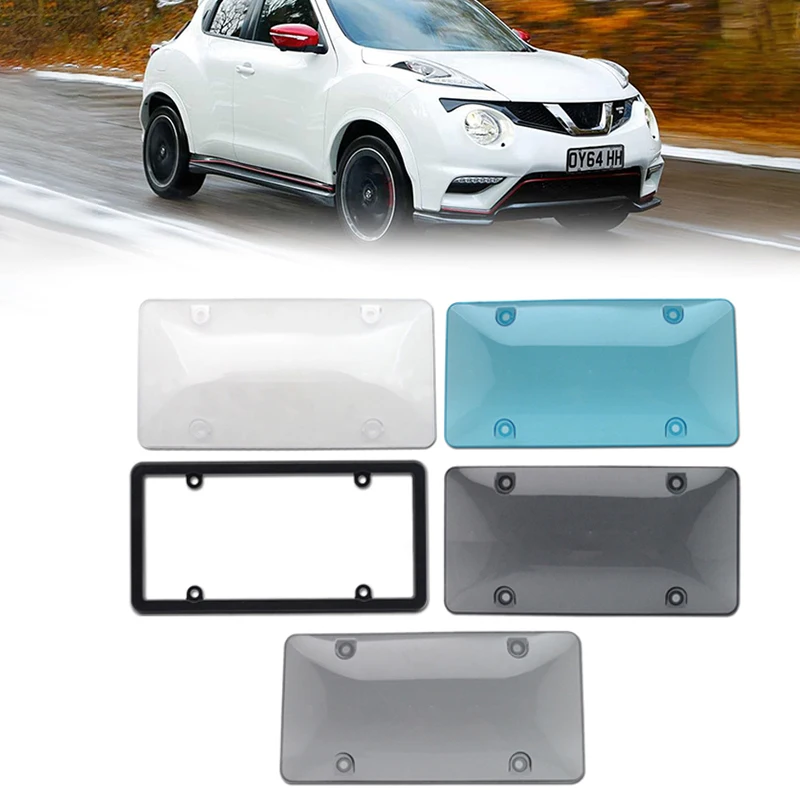 

2x Clear Reflective Anti Speed Red Light Toll Camera Stopper License Plate Cover *100% Brand New, High Quality *This Product Is