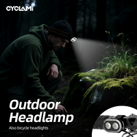 CYCLAMI Strong Light Headlamp Adjustable Angle Headlight Mini Led Head Flashlights Outdoor Camping Fishing Emergency Lantern