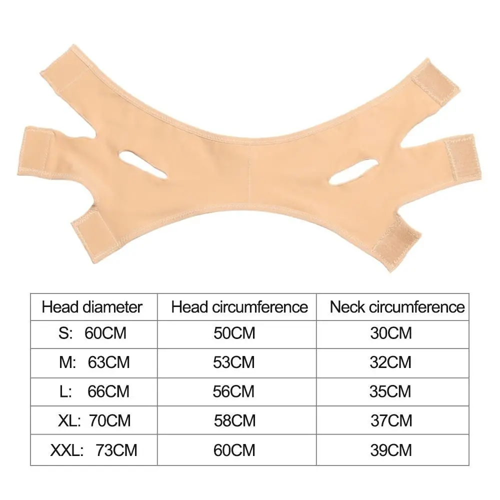 Elastic Elastic Face Slimming Bandage Tight Not Strangling Non-Slip Chin Cheek Lift Up Belt Skin Care Lifting Function