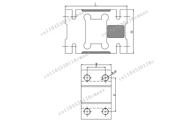 GPB142 Weighing Scale Weighing Sensor Parallel Beam Weight Sensor 200kg 1000kg