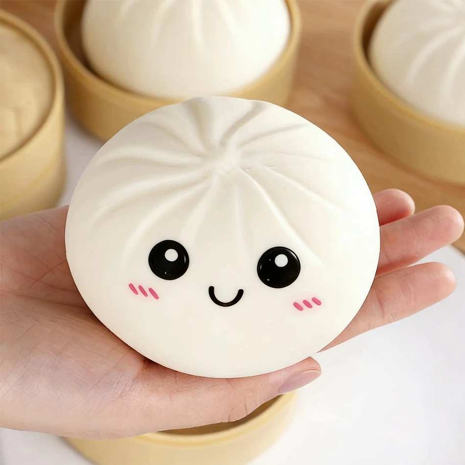 

Набор из 1-12 сенсорных антистресс-игрушек в виде пельменей: мячики-жмякалки для снятия стресса, игрушки для розыгрышей на Хэллоуин, подарки