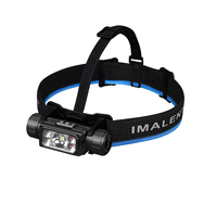 IMALENT HT70 LED Headlamp 3500LM 349M 5000mAh Battery USB-C Rechargeable White Red Light Three-Light Source Headlight