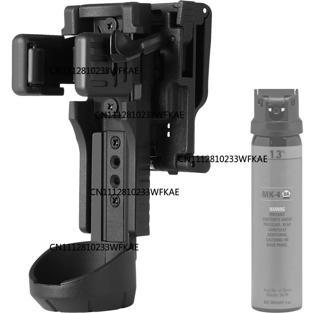 Quick Release OC Spray Holster Plastic Steel Pepper Spray Holder Detachable Back Clip Adjustable Quick Draw OC Spray Pouch Case