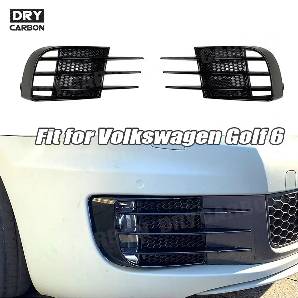 

For Volkswagen VW Golf 6 VI GTI GTD 2009-2013 ABS Front Fog Light Foglight Shrouds Bumper Grille Accessories Fog Lamps Cover