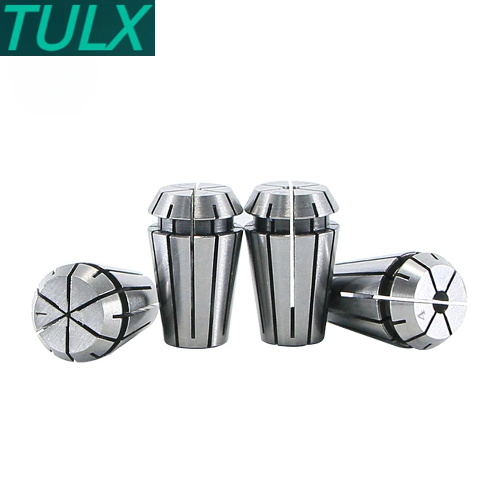 TULX ER11 1-7MM 8MM 1/4 MM 6.35MM 1/8MM 3.175MM Spring Collet Chuck Precision 0.015 Collet for CNC Engraving Machine Lathe Tool