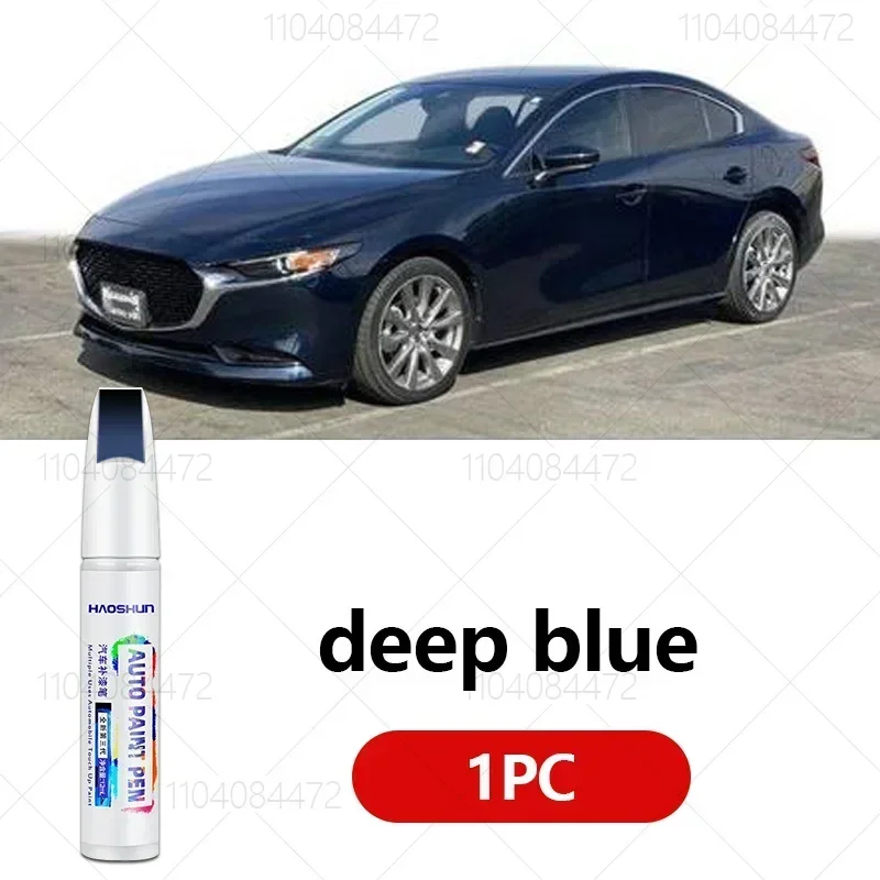 Voor Mazda 3 2003-2025 BK BL BM BP Verf Reparatie Pen Touch Up Scratch Remover DIY Auto accessoires Zwart Wit Blauw Grijs Bruin Rood