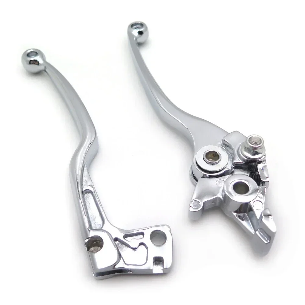 Motorcycle Chrome Brake Clutch Hand Levers for Suzuki 1992-1993 GSXR 600/750,1989-2007 Katana 600/750F,1999-2008 Sv650S