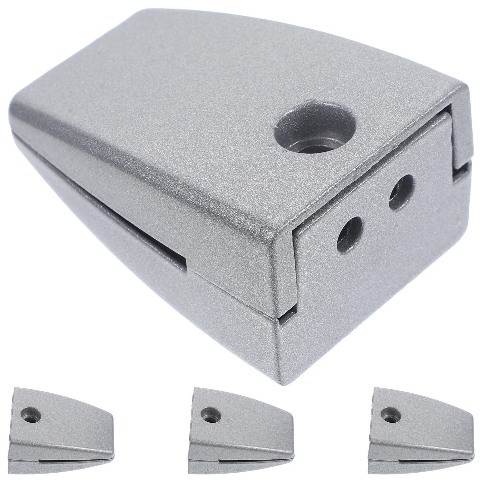 

4 Pcs Screen Clip Desk Clamp Partition Divider Brackets Clamps Support Holders for Desktop