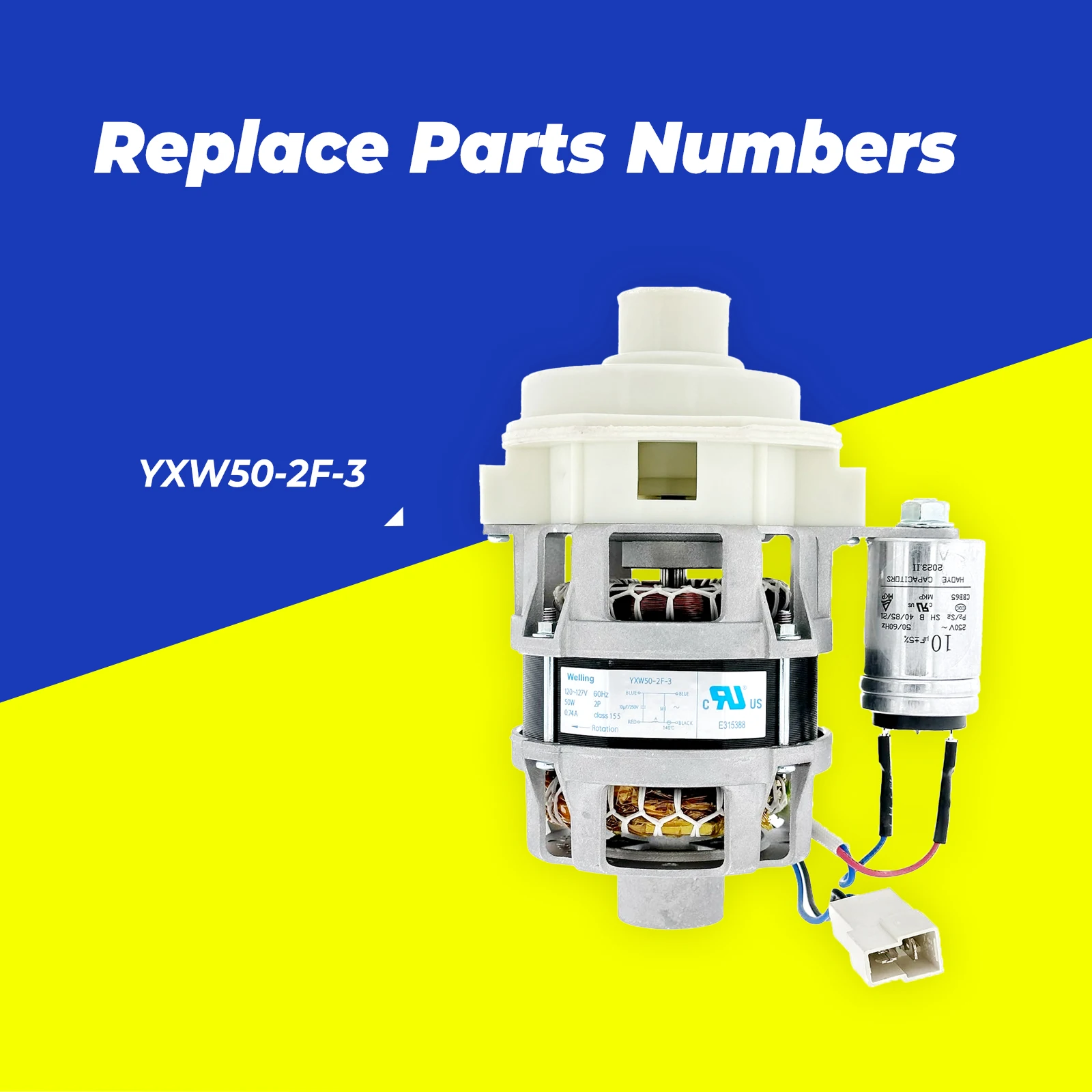 YXW50-2F-3 DD82-01589A DD82-01380A 120V 〜 127V 60Hz 食器洗い機循環ポンプアセンブリサムスン用