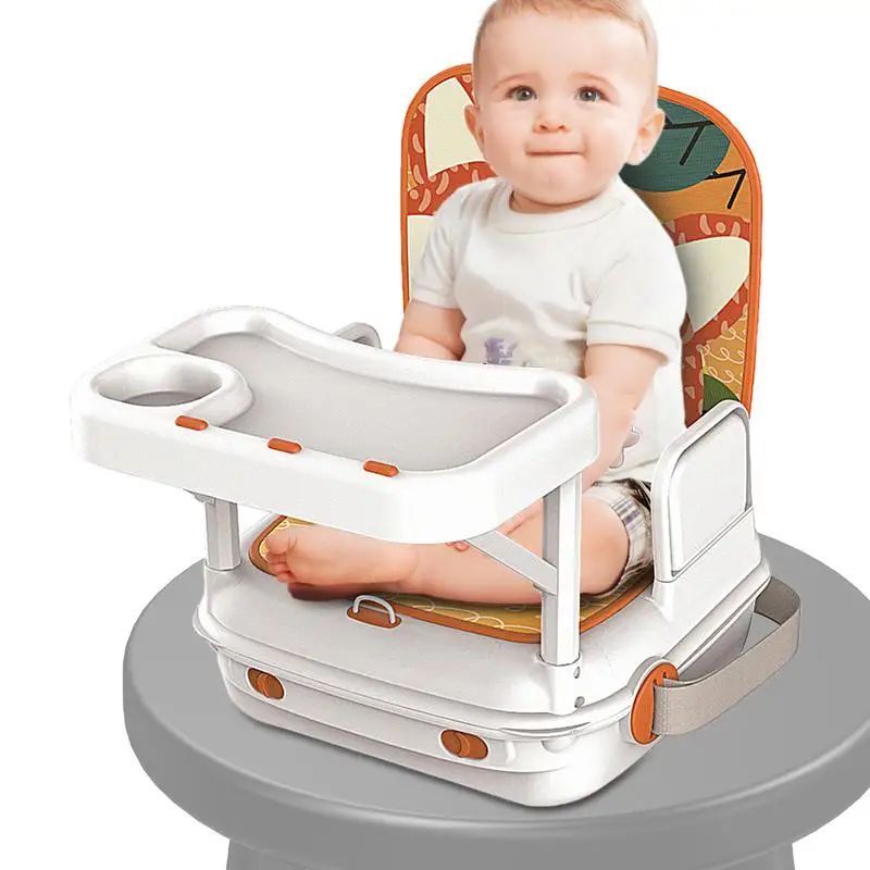 Baby Highchair Seat Portable Baby Seat Highchair For Safety Activity Lightweight Baby Feeder Seat Booster With Removable Tray