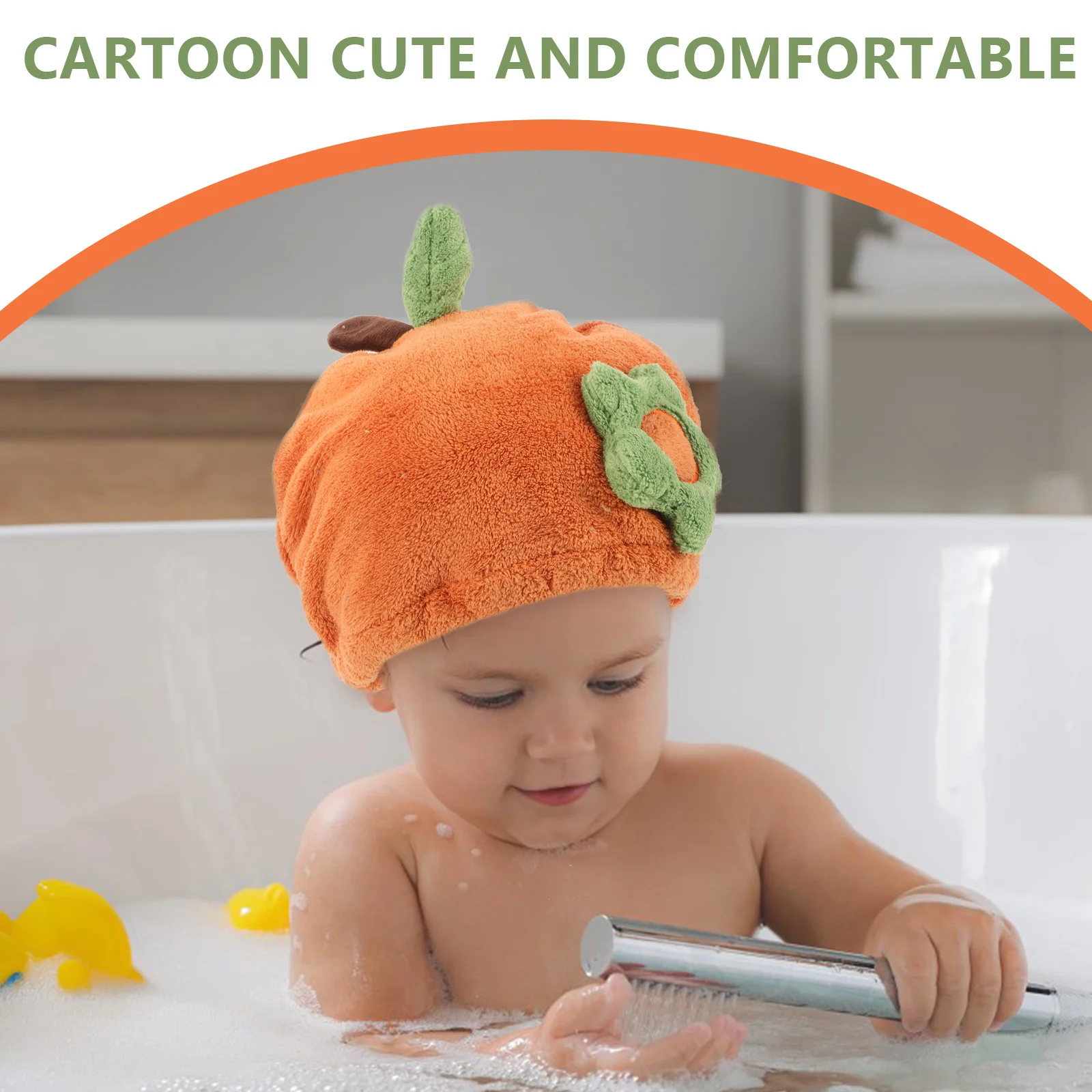 子供用ヘアドライキャップ 厚手コーラルフリース 漫画柄 吸水速乾 バスタオル 水泳後 シャワー後用 ベビー