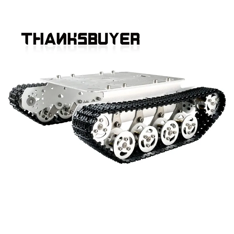 

TS100 UNO R3 Комплект для разработки электронного управления Гусеничный мобильный танк Шасси Отход DIY Роботизированный танк с грузоподъемностью 8 кг