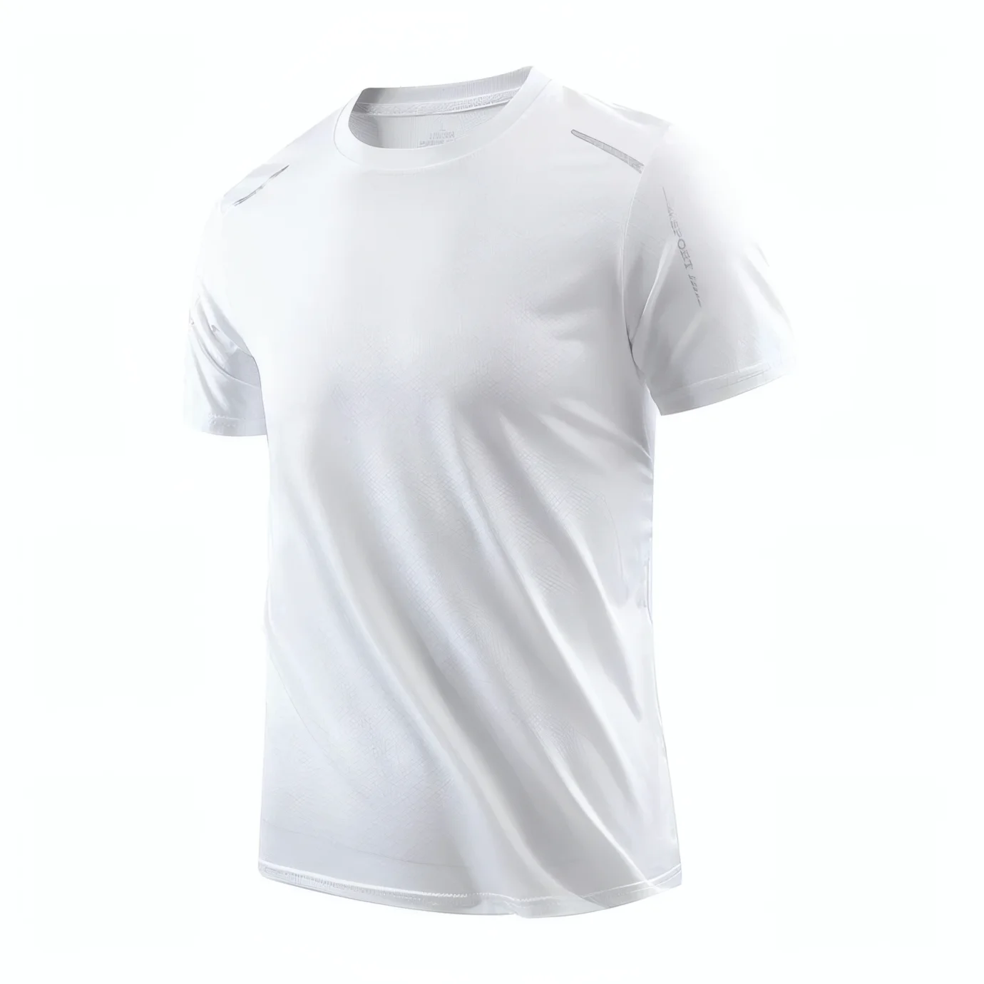 

2025 New Men's Running Quick Drying T-shirts Breathable Hiking Fishing Tees Soft Elasticity Outdoor Sports Short Shirt Summer