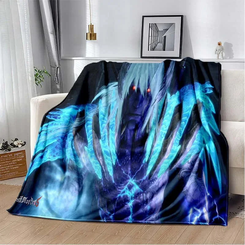 2026 3D D-Devil May Cry DMC Game Gamer Soft Plush Blanket,Flannel Blanket Throw Blanket For Living Room Bedroom Bed Sofa Picnic
