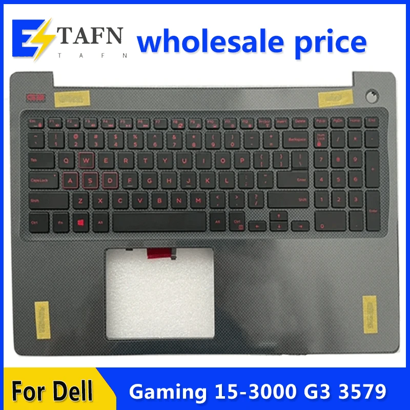 

New Original For Dell Gaming 15-3000 G3 3579 G3-3579 Laptop Palmrest Case Keyboard US English Version Upper Cover