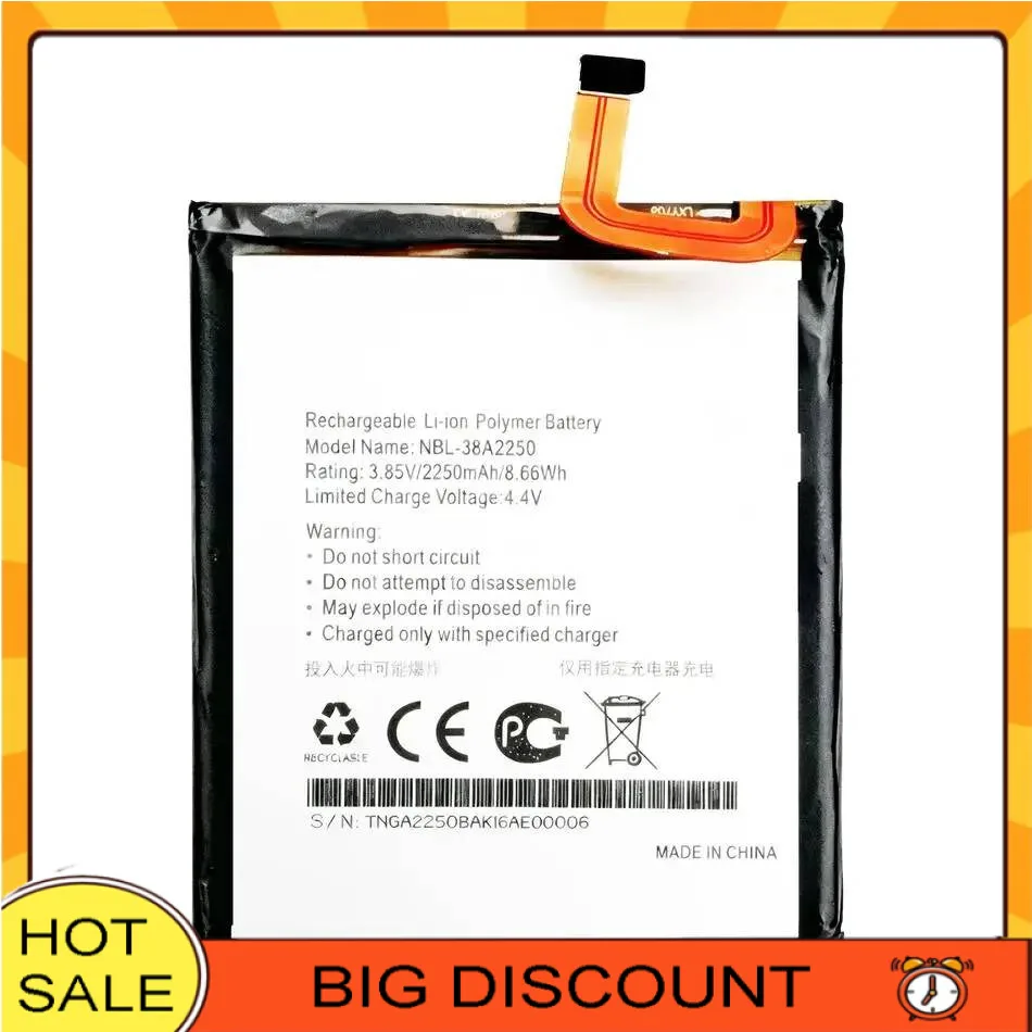 

For TP-Link Neffos X1 32GB Reliable Replacement High-Capacity Nbl-38A2250 2250Mah Mobile Phone Battery