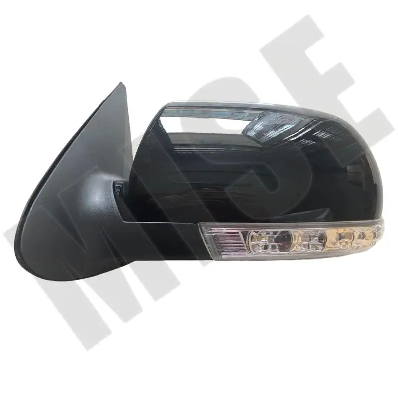 For Left Right Car Folding Side Rearview Mirror For Hyundai Santa Fe 2.4L 2.7L 2007 2008 2009 2010 2011 2012 8PINS With Lamp