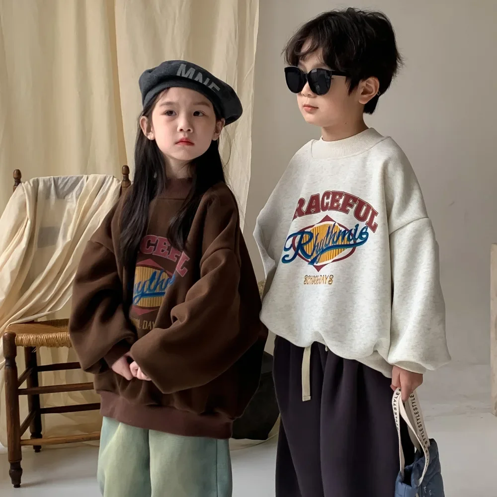 

Kids Shirts New Autumn Fashion Casual Korean Simple Style Cooy Boy