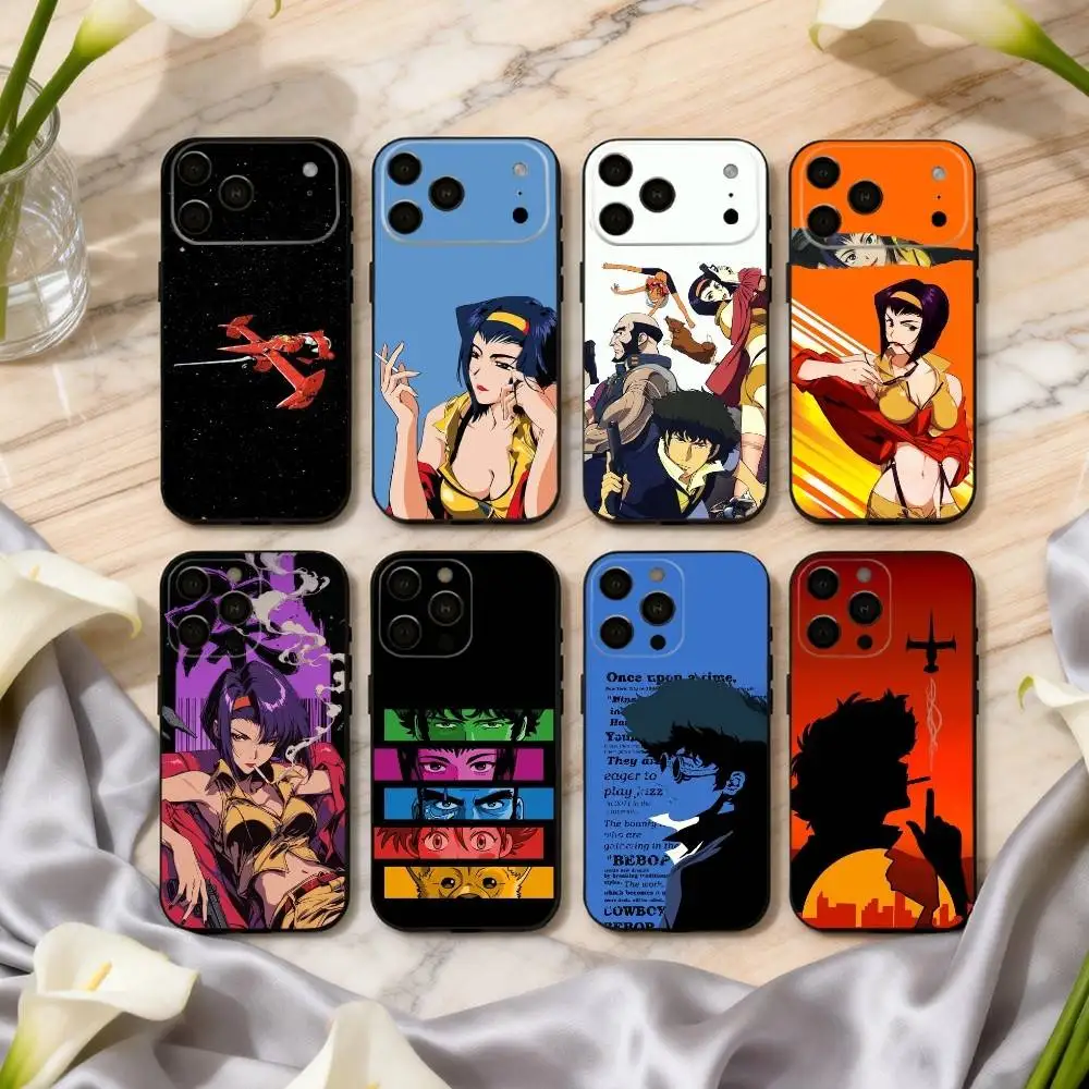 

A-Anime C-Cowboy-Y B-Bebop-P Phone Case Silicone Soft For IPhone 17pro 16 15 14 13 12 11 X XR Plus Pro Max Plus