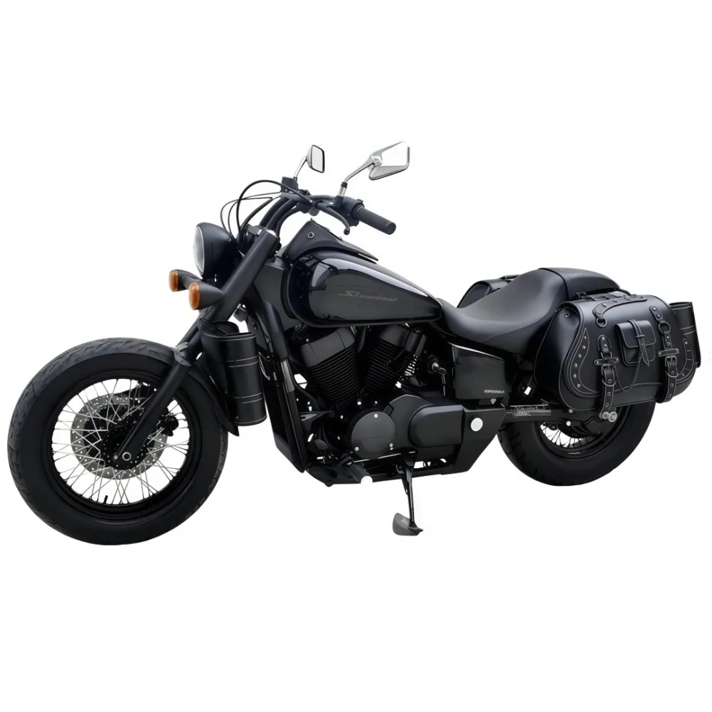 Universal Retro Multifunctional Motorcycle Saddlebag Adjustable Motorcycle Saddlebag Side Bag for Adventurers & Commuters Alike