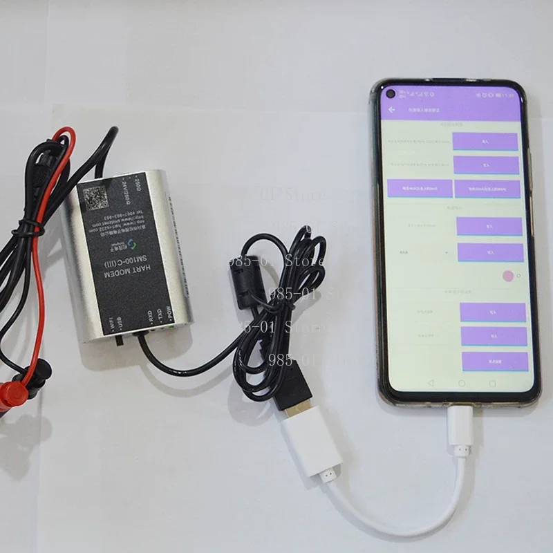 USB to HART protocol transverter with handheld operation, SM100-C III communication modem module