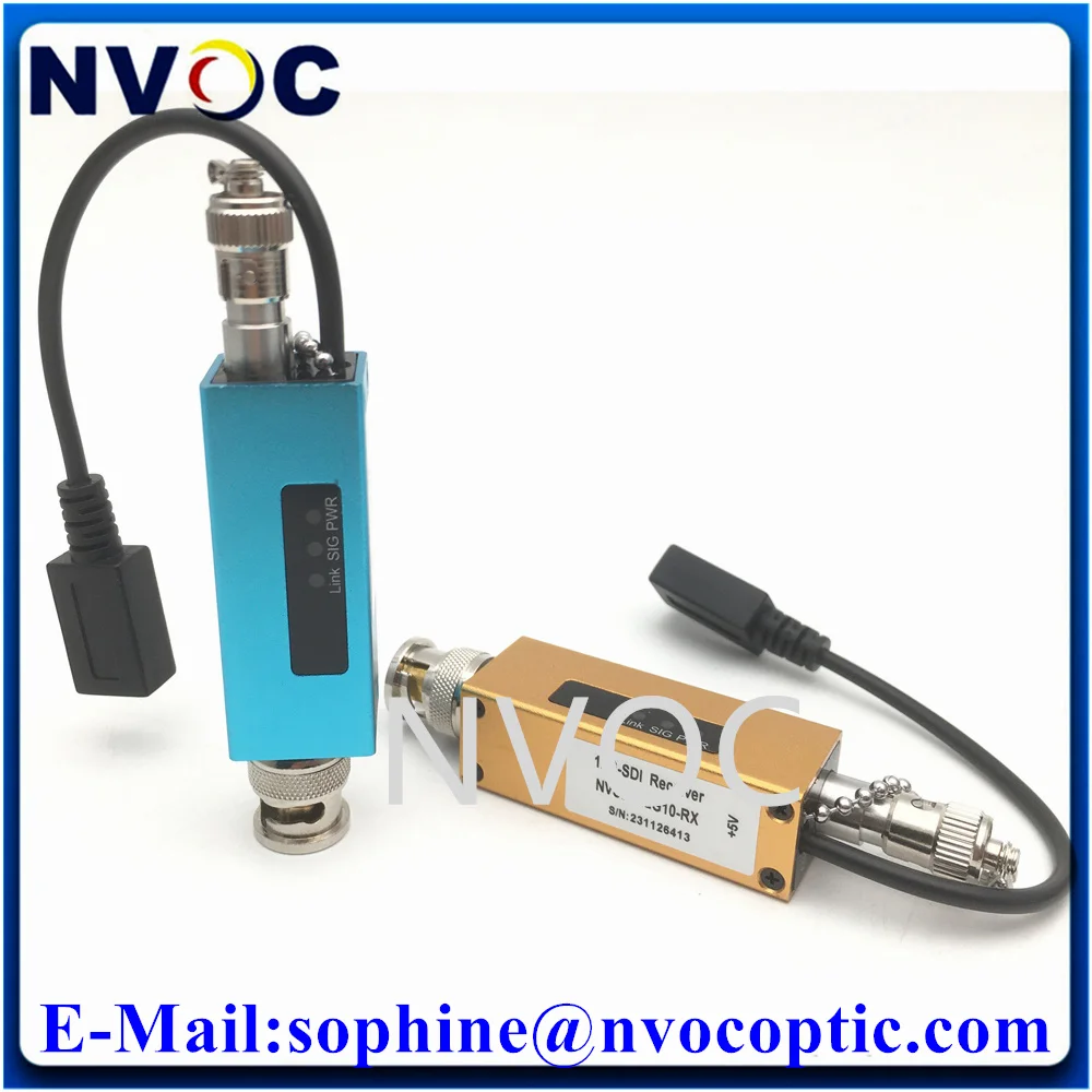 

1Ch Super Mini 12G 4K 12G-SDI Video 3840*2160@60Hz Fiber Transceiver With ST Optic Fiber Connector For USB/3.5mm DC Power Supply