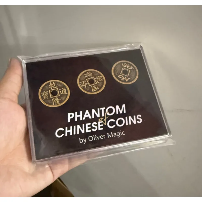 Professional Phantom of Chinese Coins by Oliver Magic - Palace Coin Set for Appearing/Vanish Illusions Tricks