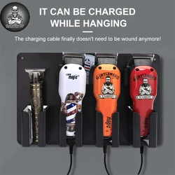 Barbershop Hair Trimmer Shaver Holder Rack Salon Electric Cutter Wall Mount Stand Barber Station Tool Stand Hairdresser Supplies