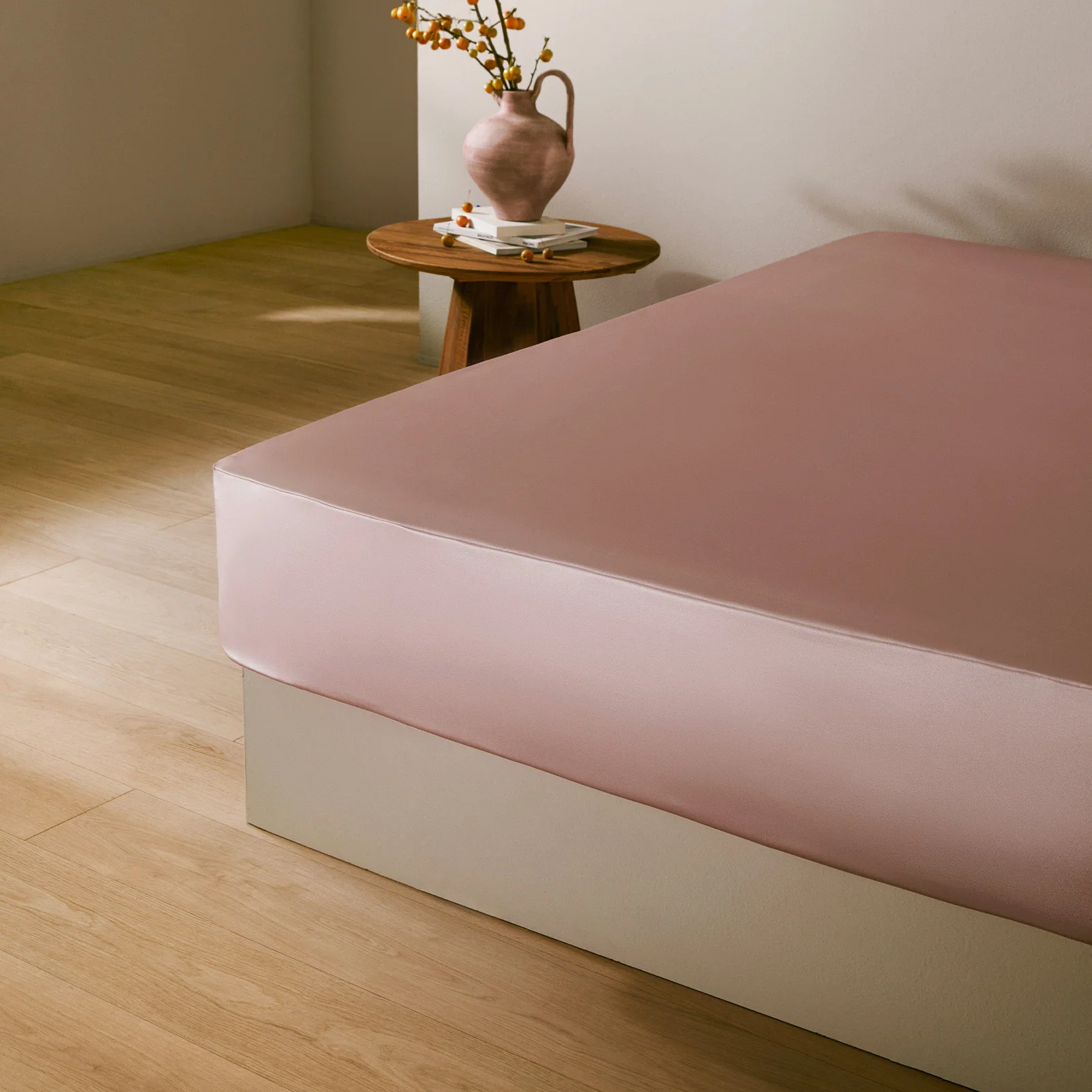 LILYSILK 100% 25MM Mulberry Silk Fitted Sheet Extra Deep Fit Seamless Home Textile for Better Sleep and Skin Care
