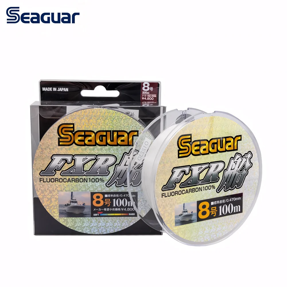 

SEAGUAR FXR BOAT Original Fishing Line 100M 5lb-70lb 100% Fluoro Carbon #2-#20 Freshwater And Saltwater