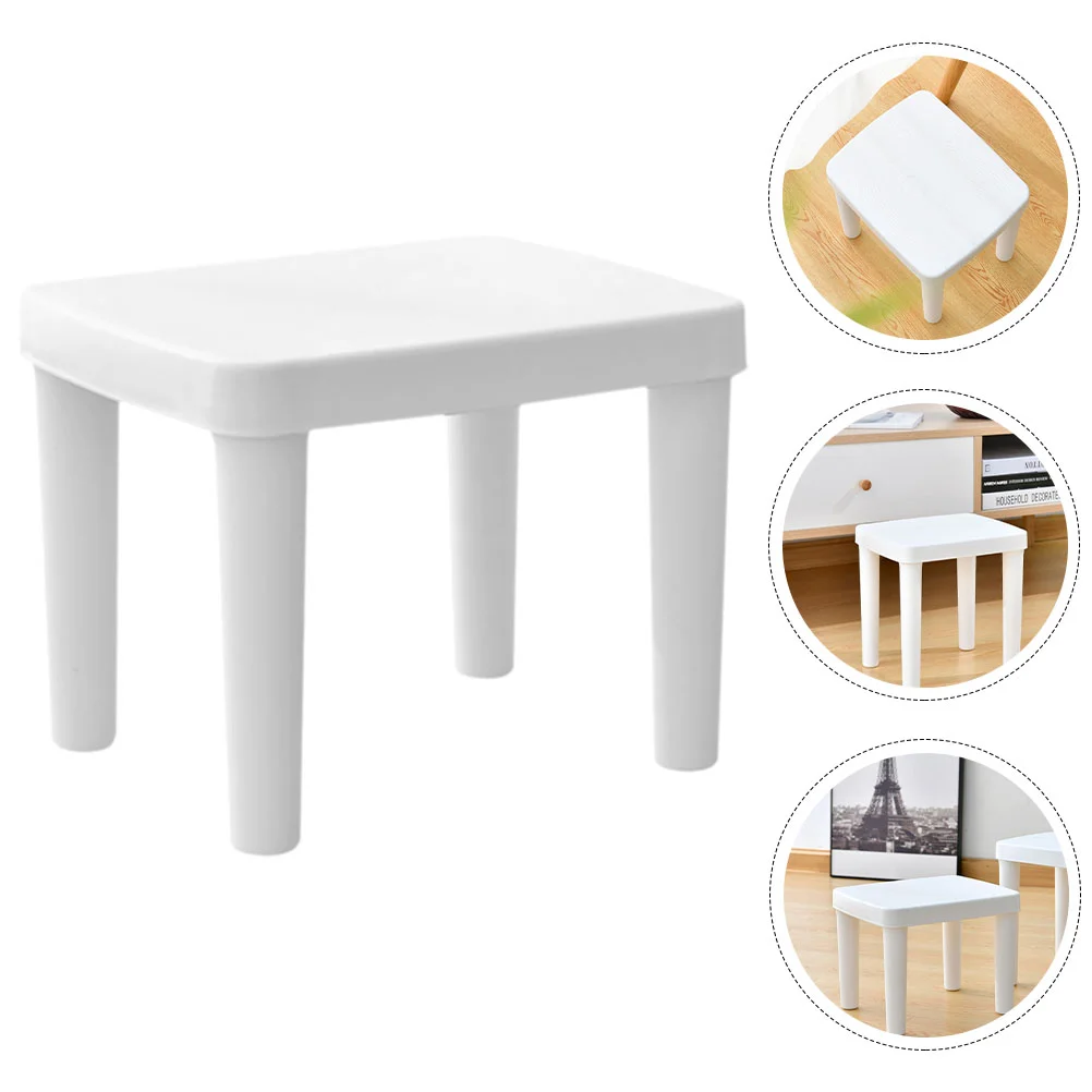 

Footstool Japanese Style Stepping Bathroom Home Non-slip Garden Children Stools White One Pedal