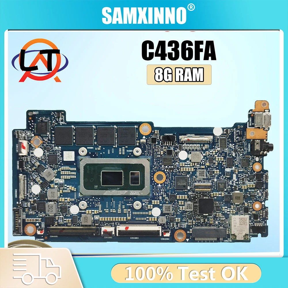 

For ASUS Vivobook C436 C436F ChromeBook Flip C436FB C436FC C436FD C436FAR C435FA C437FA C436FJ Motherboard C436FA Mainboard