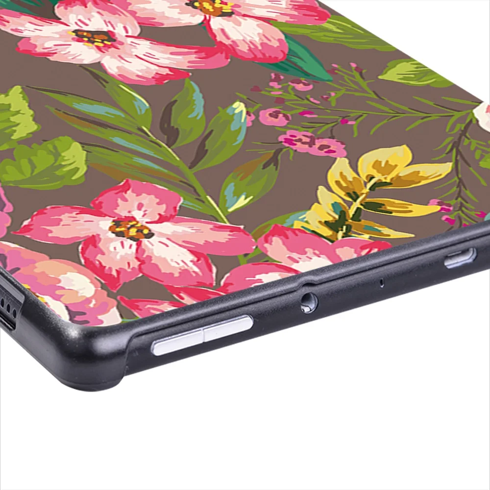 Funda serie Flower para tableta Fire HD 10 Plus 11th 2021 PU para Fire HD 8 Plus 10th/Fire 7 /Fire HD 8/Fire HD 10 funda protectora