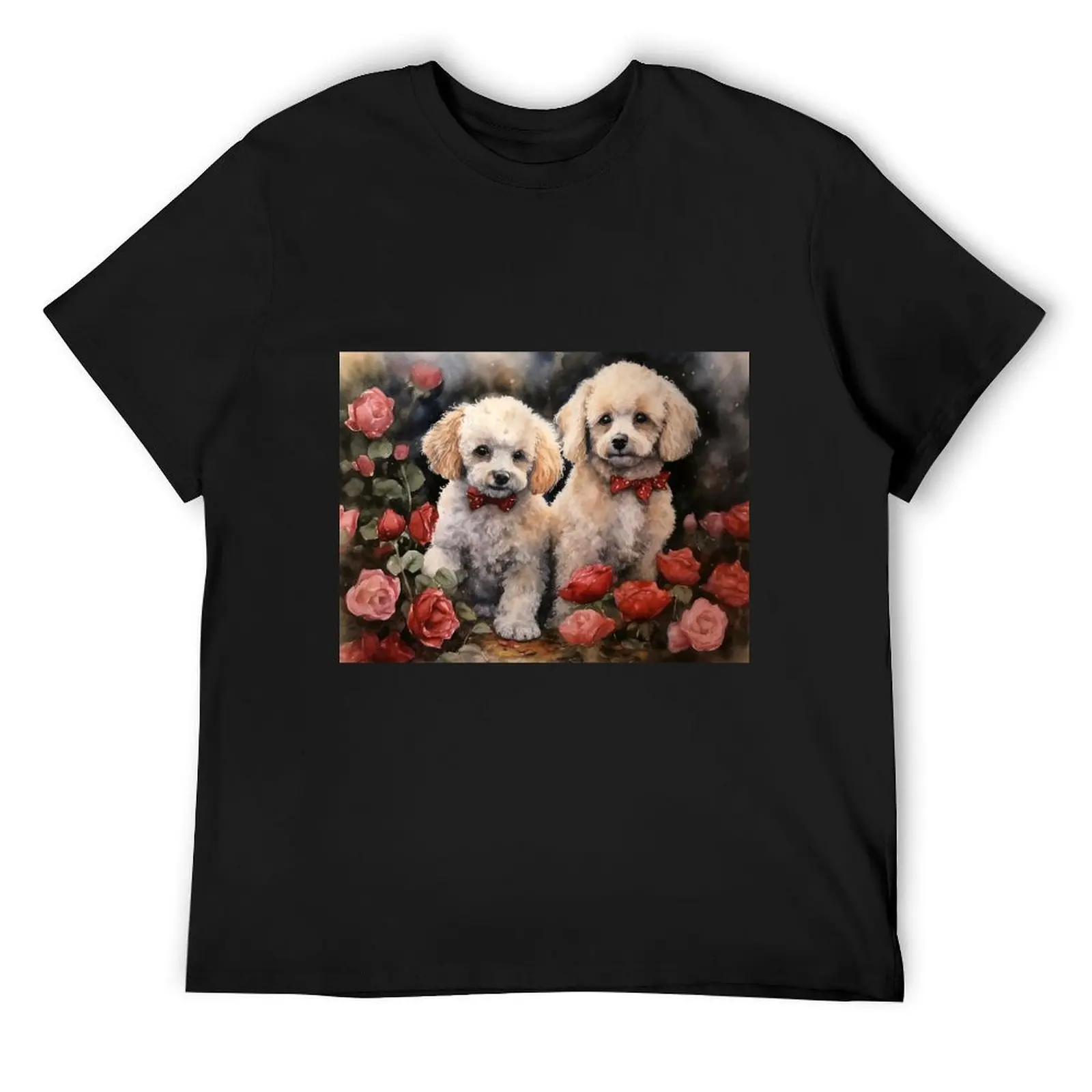 Poodle Puppies T-Shirt vintage anime shirt customs vintage graphic tee sublime funny t shirts men