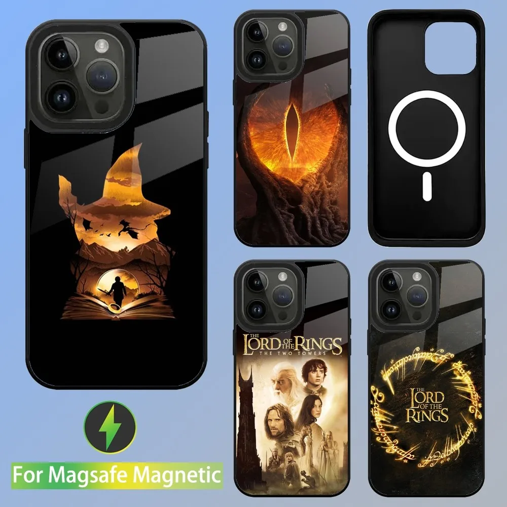 The L-Lord Movie Of the R-Rings Phone Case For iPhone 15,14,13,12,11,Plus,Pro,Max Mini Magsafe Magnetic Wireless Charging