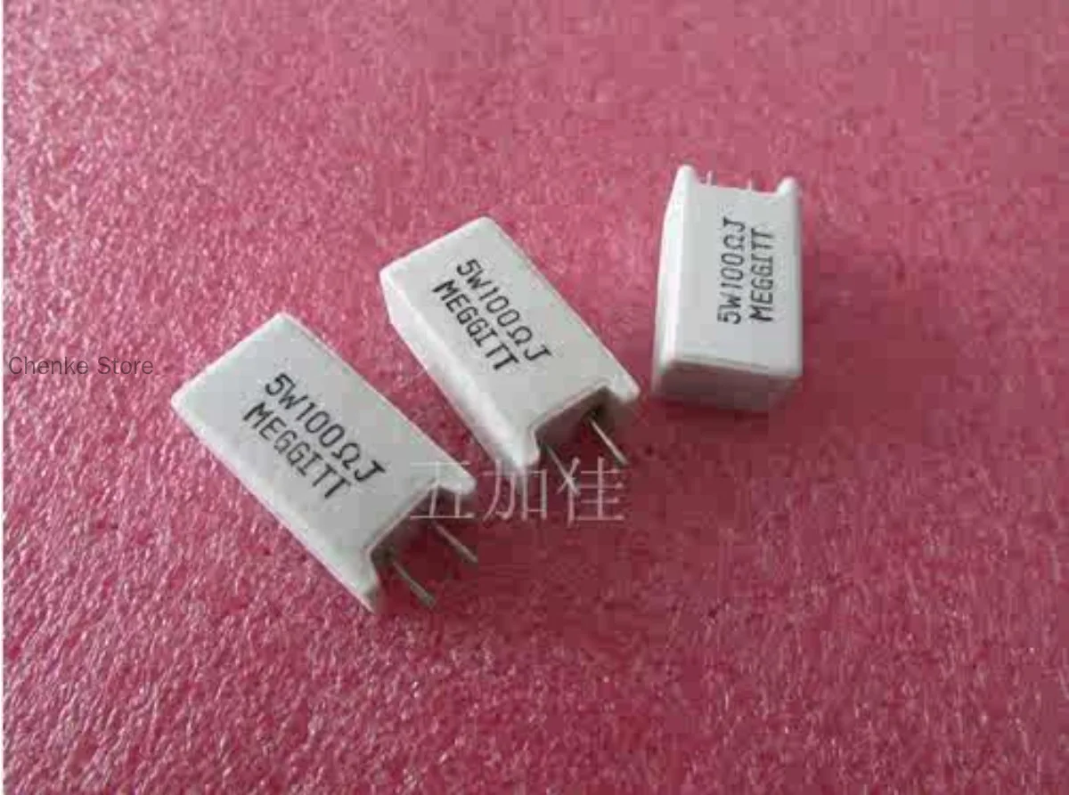 

20PCS/SQMWW5100RJ SQM 5W 100 Euro 100R 5% British vertical ceramic cement resistor