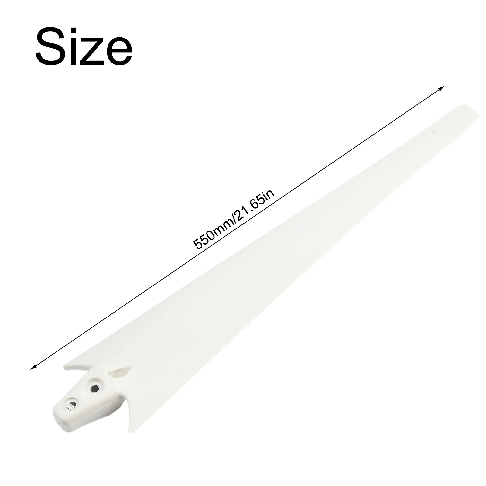 Wind Blades Wind Turbine Blades 1pc 550mm Easy To Install Easy To Use FRP Light Low Starting Torque Stable White