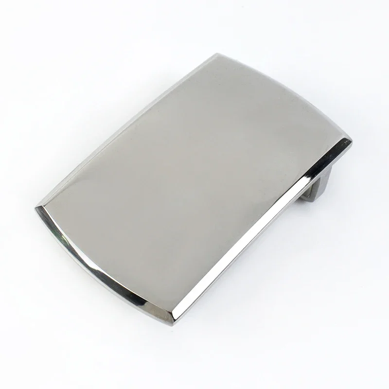 Deepeel 40mm czyste klamry paska ze stali nierdzewnej gładka klamra paski płócienne dla mężczyzn wypoczynek DIY skórzane rękodzieło akcesoria do dżinsów