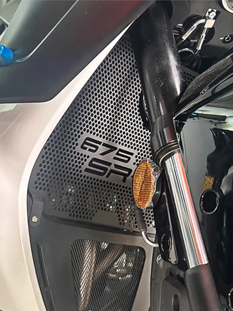 Voor CFMOTO CF MOTO 675SR-R 675SRR 675SS 2024 2025 2026 Motorfiets Radiator Guard Bescherming Grille Cover Protector 675 SRR SS - afbeelding 2