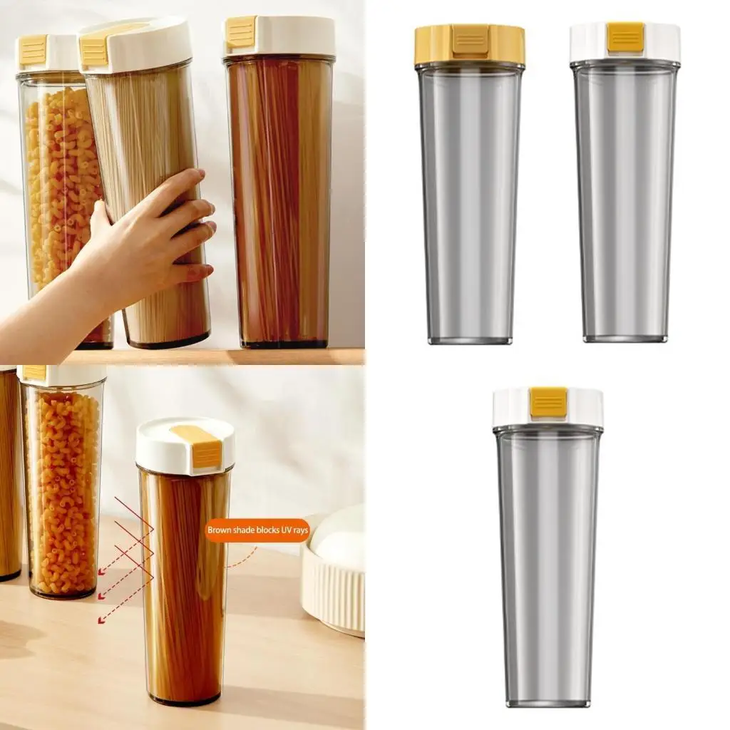 

E8BD Sturdy and Easy to Use Grains Storage Solution Portable Accessory Convenient for Kitchen Shelves or Cupboards Storage