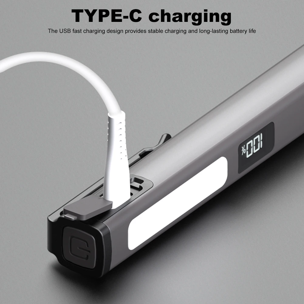 Led + smd caneta médica prática luz com clipe de caneta lanterna de inspeção de trabalho 120lm caneta médica lâmpada de pupila 400mah para estudante de enfermagem