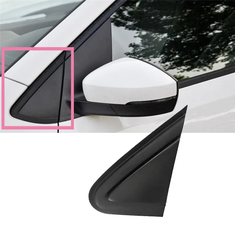 Asa Exterior Triângulo Capa, Espelho Retrovisor Trim para Polo 4, 9N, Cross, Sedan, Vento, 2007, 2009, 2010, 6Q0853273A, 6Q0853274A