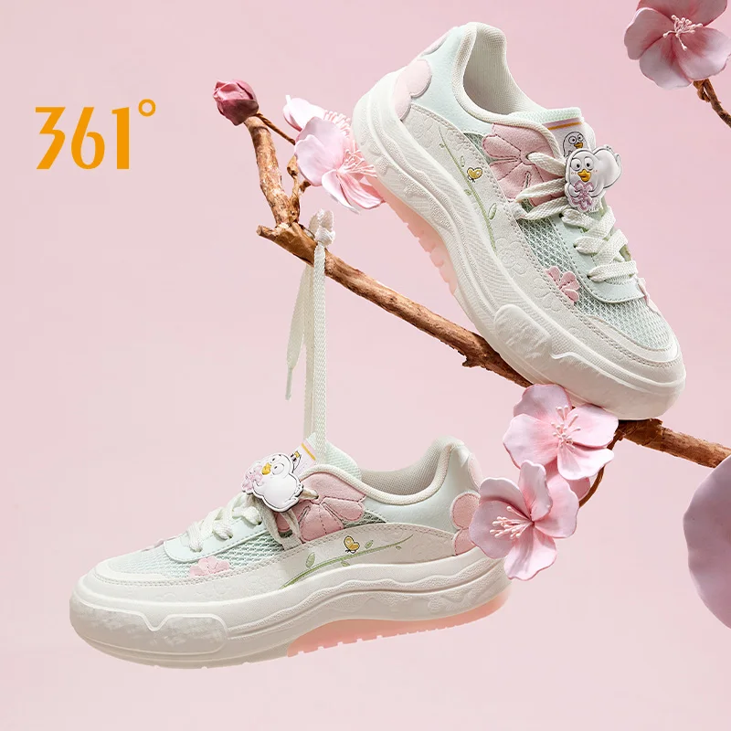 361 درجة النساء أحذية رسمية العصرية شبكة تنفس تنوعا مريحة الترفيه المضادة للانزلاق دائم أحذية رياضية الإناث 682526612F