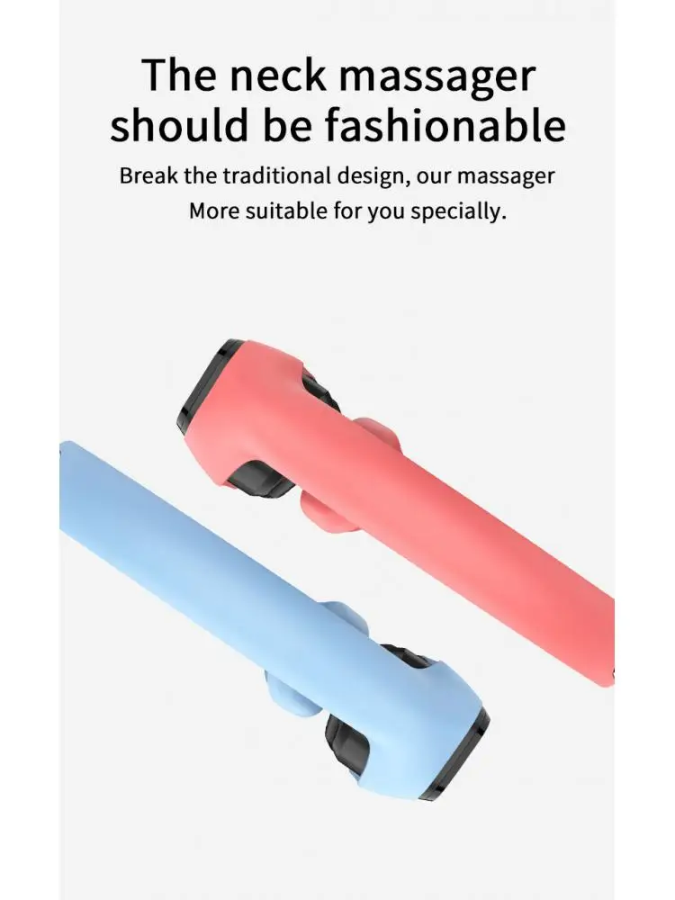 Masajeador eléctrico inteligente para el cuello, herramienta De relajación para masaje en el hogar