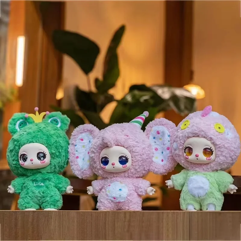 New Baby Three Liila'S Zoo 600% Series Plush Blind Box Vinyl Doll Collect Desktop Ornament Mystery Box  Collection Hoilday Gift